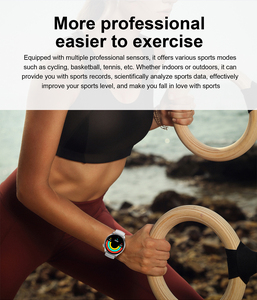 Montre connectée 2026 avec recharge sans fil, appels, bracelet <span class=keywords><strong>de</strong></span> fitness pour hommes et femmes, cadran personnalisable, montre connectée sport, fitness, santé - Product Image 3