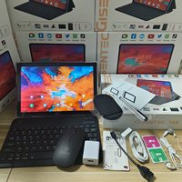 Tablette de jeu pour ordinateur portable Tableta Robuste pour enfants Tablette Android 11 pouces Tab Android 14 Neuf pour enfants Bureau avec clavier