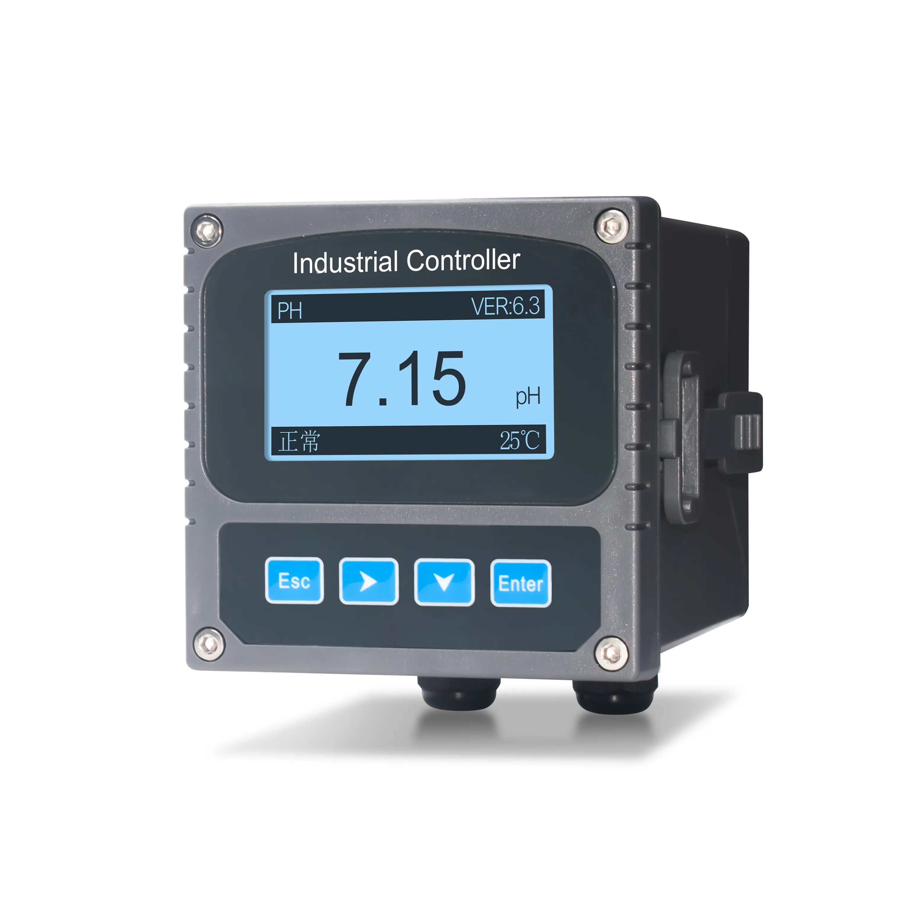 جهاز قياس معدل الرقم الهيدروجيني لقياس جودة المياه الصناعية أو مقياس الرقم الهيدروجيني لمعالجة المياه العالية