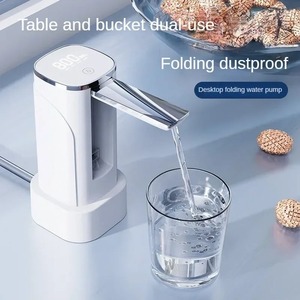 Pompe de bouteille d'<span class=keywords><strong>eau</strong></span> électrique Portable 3-10Gallon pompe de distributeur d'<span class=keywords><strong>eau</strong></span> automatique avec grand affichage LED pompe de cruche d'<span class=keywords><strong>eau</strong></span> de charge USB - Product Image 1