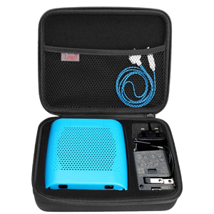 Funda protectora de Eva a prueba de golpes para altavoz, bolso de mano, de viaje, hueco, azul - Product Image 5