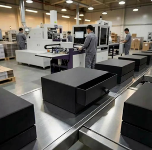 صناديق تغليف هدايا فاخرة شفافة لعيد الحب بالجملة، صناديق متينة بأحجام وشعارات مخصصة، مصنوعة من مواد معاد تدويرها ومطبوعة بأربعة ألوان بتقنية UV - Product Image 3