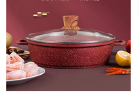 Casserole multifonctionnelle universelle à induction avec couvercle en verre, en aluminium, compatible flamme nue, design écologique
