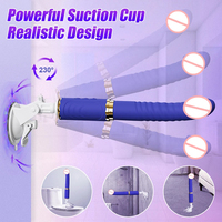 Potente Máquina Sexual Automática de Múltiples Velocidades, Masajeador con Movimiento de Empuje, Máquina de Masturbación Femenina, Consolador, Máquina Sexual para Mujeres