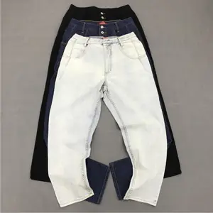 GZY stocklot manufactory High waist mens jeans truoser skinny style mix surplus lots