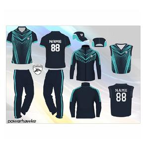 Top Selling Stylish Designs of Powerhawke Stretchable Cricket Uniform Set for Adult <b>Boys</b> with Custom Team Name and Logo Size - Product Image 4