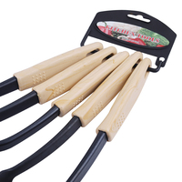 Cuisine 5 Pièce Nylon Bonne Qualité Mode Poignée Pas Cher Cuisine Cuisine Outils Ustensiles Ensembles
