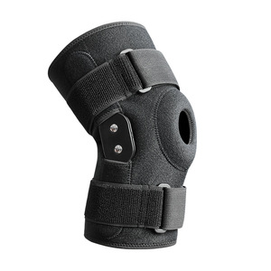 Genouillère de football avec <span class=keywords><strong>attelle</strong></span> en aluminium, protection avancée, en nylon, pour stabilisation du ménisque et de la rotule - Product Image 1