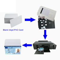 Échantillon Gratuit Carte PVC Blanche Imprimable Puce T5577 Mini-Tag NFC RFID 134.2KHz 860-960MHz Cartes PVC Vierge