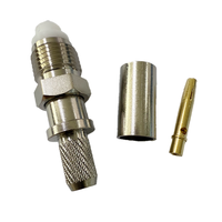 Connecteur FME-C-K3 d'alimentation du fabricant Connecteur FME femelle Câble à sertir RG58