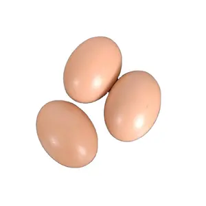 Huevos falsos de madera para niños, juego de cocina, juguete de comida, Color madera, LMA-13 de Pascua