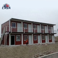 Maison-conteneur préfabriquée de 20 pieds, double couche, étanche, style sud-est asiatique