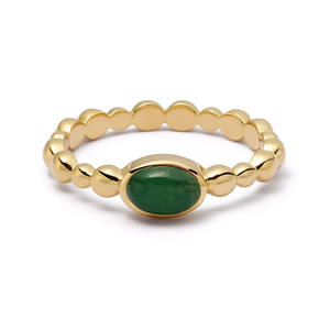 925 серебряных колец с натуральным камнем, кольцо из Gemnel лечебного камня - Product Image 3