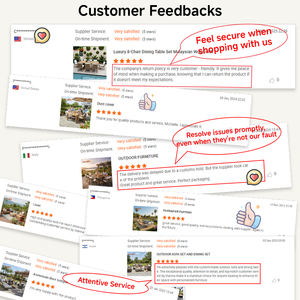 Ensemble de table et chaises de restaurant en rotin pour l'extérieur, design traditionnel écologique, idéal pour hôtels, cours et parcs - Product Image 3