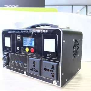 Station d'alimentation portable solaire extérieure au lithium-ion MPPT 220W 300W 500W PD60W 300Wh à 2000Wh avec panneau solaire pliable - Product Image 4