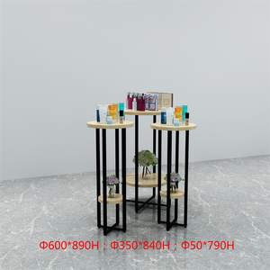 定制促销落地式零售化妆柜商场多层金属展示架 - Product Image 5