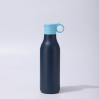 Bouteille d'eau sport en acier inoxydable, portable, cadeau idéal, simple, isolée sous vide avec isolation thermique 12-24 heures, personnalisable