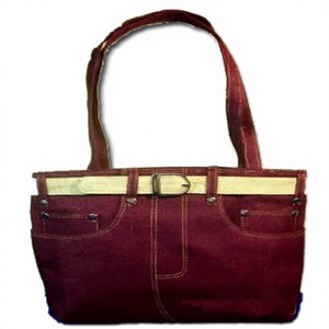 Sac de courses en jute durable, petit format, personnalisable, avec fermeture éclair et bandoulière – Fabricant de qualité - Product Image 1