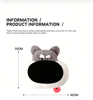 Coussin en peluche personnalisé en forme de chien à gros nez, jouet doux à presser, décoration d'intérieur, cadeau apaisant et confortable pour adultes et adolescents