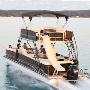 Meilleurs bateaux pontons à deux étages personnalisés pour la <span class=keywords><strong>famille</strong></span>, bateaux de fête, barges à vendre - Product Image 4