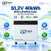 Nouvelle série d'usine, grande capacité, Plug & Play, 30kwh 40kwh 50kwh 600Ah 628Ah 800AH 1000Ah, pack de batteries solaires pour stockage d'énergie domestique