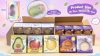 Jouet anti-stress croustillant à remontée lente, jouets à presser en forme de légumes et fruits, maïs, arachide, ail, citrouille, avocat