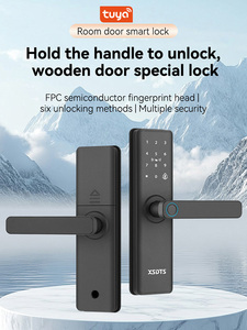 Xsdts F18 thông minh khóa vân tay nhập Keyless khóa cửa tuya Wifi điều khiển từ xa kỹ thuật số an ninh cửa gỗ Nhà Thông Minh - Product Image 3