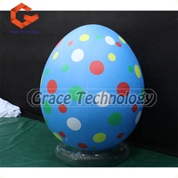 Œufs de Pâques gonflables géants, ballon gonflable en forme d'œuf pour les événements
