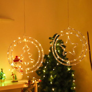 TSINYE <span class=keywords><strong>Campana</strong></span> de Luz de Hadas para Exteriores, Árbol de Navidad, Jardín, Fiesta, Habitación, Estrella Centelleante, Ventana de Pared, Cadena Giratoria, Decoración, Luz Led - Product Image 5