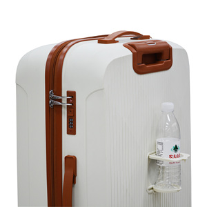 Alta Qualidade Personalizado 20 24 28 Polegada PP & ABS Trolley Bagagem Bag Set Durável 4-Wheel Spinner Mala para Viagem de Negócios - Product Image 5