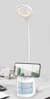 Lampe de bureau Led avec support de téléphone et Vase à crayons