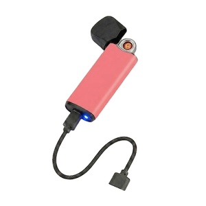 Encendedor Electrónico Premium con Acabado Mate, 60K, Carga USB, Tamaño de Bolsillo, Sin Llama, Resistente al Viento, con Caja para Fumadores - Product Image 2
