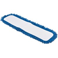 Recharge de balai plat industriel en microfibre robuste, fil bouclé de qualité commerciale pour nettoyage humide et sec des sols