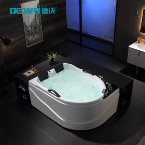 Hai Người Acrylic Whirlpool Jacuzzier Với Hai-Xử Lý Thác Massage Bồn Tắm Đôi Gối Vệ Sinh Bồn Tắm - Product Image 4