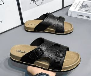 Sandalias de Hombre Personalizadas y Modernas, Aptas para Uso en Exteriores, en Casa, en el Baño, Antideslizantes, de Suela Gruesa, de una Sola Pieza - Product Image 2