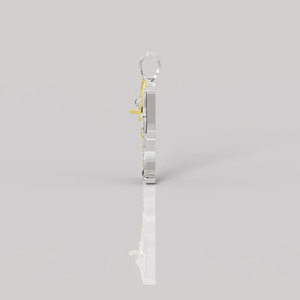 Colgante de Plata de Bob Esponja con Diseño Anatómico, Hecho a Mano, Símbolo de Dualidad, Joyería de Dibujos Animados, Serie Artística de Anatomía de la Vida y la Muerte, Lujo - Product Image 2