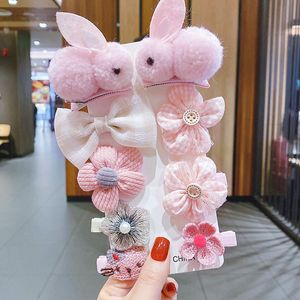 Acetato da cartone animato con forcina di coniglio dolce per bambini che non fa male alla frangia per capelli piccola principessa accessori per capelli - Product Image 3