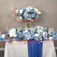 Boule de fleurs artificielles de haute qualité, rose en soie, pour centres de table de mariage, décoration de table pour événements et fêtes, vente en gros