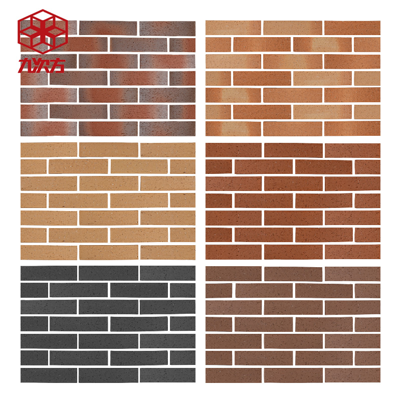 Clay split brick tile clinker brick for house wall