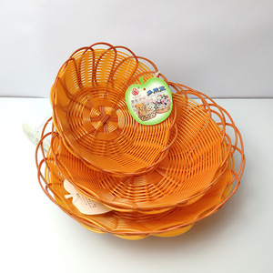 Collapsible <b>Plastic</b> Fruit <b>Basket</b> Bowl Storage Container For Kitchen Snack Organization 10 Series - Product Image 3