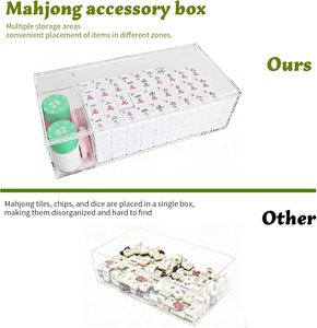 Bán buôn đa chức năng kích thước tùy chỉnh Acrylic <span class=keywords><strong>mahjong</strong></span> trường hợp hiển thị rõ ràng hộp lưu trữ cho nhà du lịch xã hội tụ họp - Product Image 4