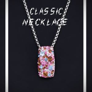 Colliers en Acier Inoxydable, Bijoux Fantaisie Délicats pour Femmes, Collier Ras du Cou avec Pendentif en Zircon Cubique - Product Image 2