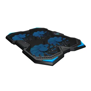 Hot Game Cooling Pad Vier Fans Fysieke Air Cooling Laptop Koeler Met Verstelbare Beugel