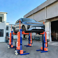 Lève-véhicule robuste à 4 poteaux - Versions sans fil et filaires disponibles