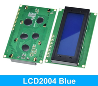 Écran LCD bleu/jaune vert 1602A/204A/12864B 5V avec rétroéclairage IIC/I2C