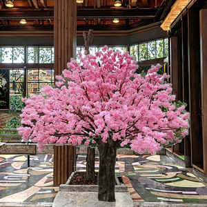 Albero di Ciliegio Artificiale Personalizzato di Alta Qualità, 450cm, Rosa, in Fibra di Vetro e Tessuto, Lussuoso e Realistico per Interni - Product Image 4