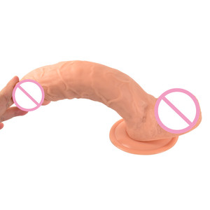 Delove grosir mainan seks dewasa PVC Dildo besar tahan air 24cm tongkat Penis besar wanita untuk wanita - Product Image 4