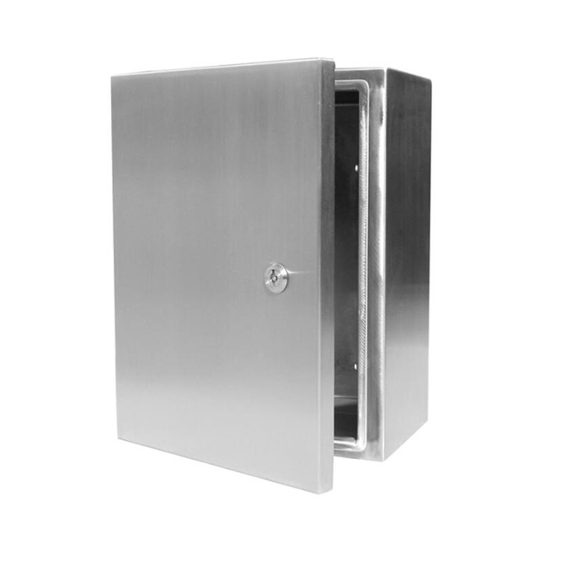 SS304 SS316 Waterproof Stainless Steel IP66 Customization Metal Distribution Box NEMA4X Stainless Steel Power Supply Box