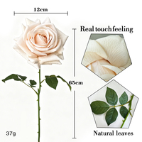 Roses artificielles au toucher réel pour la décoration, fausses roses pour arrangements floraux, fleurs bordeaux pour la décoration de mariage