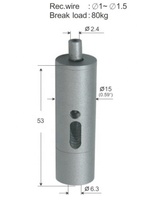 Clip de fixation pour câble de plafond en cuivre et laiton de haute qualité, filetage interne M6, pour éclairage LED
